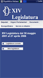 Mobile Screenshot of legxiv.camera.it