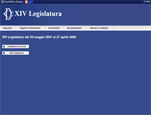 Tablet Screenshot of legxiv.camera.it